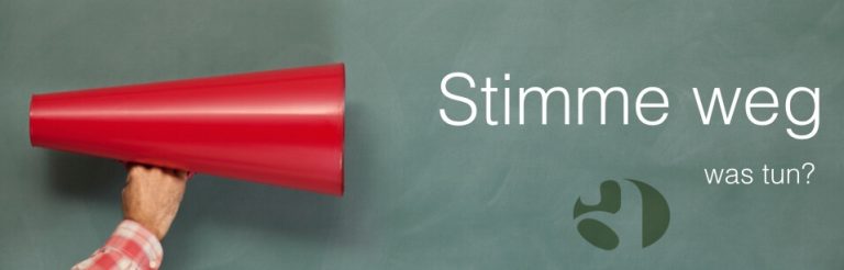 Stimme weg – was tun? Ursachen und Hilfen bei Stimmverlust - TOTALVOKAL